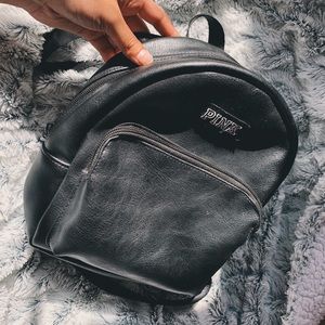 Small Black Pink Backpack
